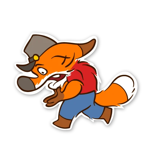 😣 Стикер «Жожекийский лис» для Telegram