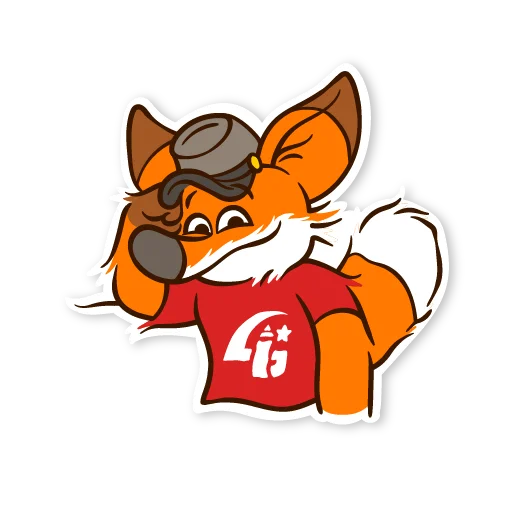 😜 Стикер «Жожекийский лис» для Telegram