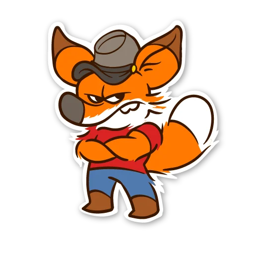 🫤 Стикер «Жожекийский лис» для Telegram