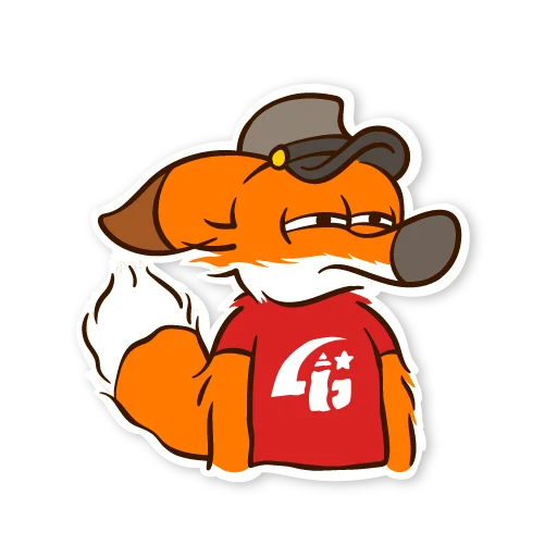 🫤 Стикер «Жожекийский лис» для Telegram