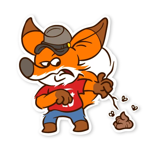 😕 Стикер «Жожекийский лис» для Telegram