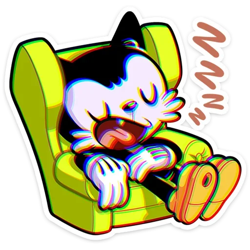 🥱 Стикер «Кот Джо» для Telegram