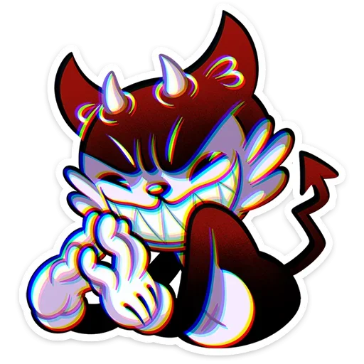 😈 Стикер «Кот Джо» для Telegram