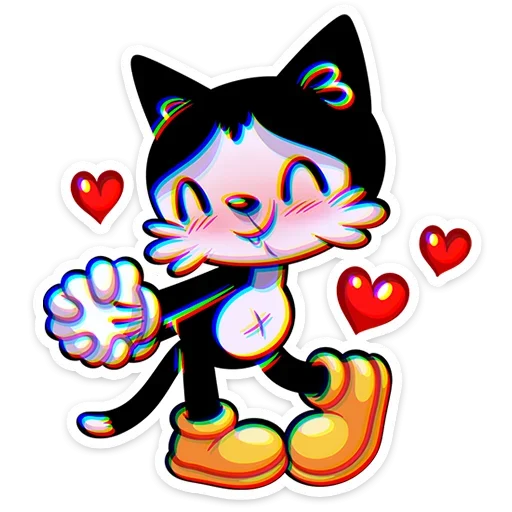 🥰 Стикер «Кот Джо» для Telegram