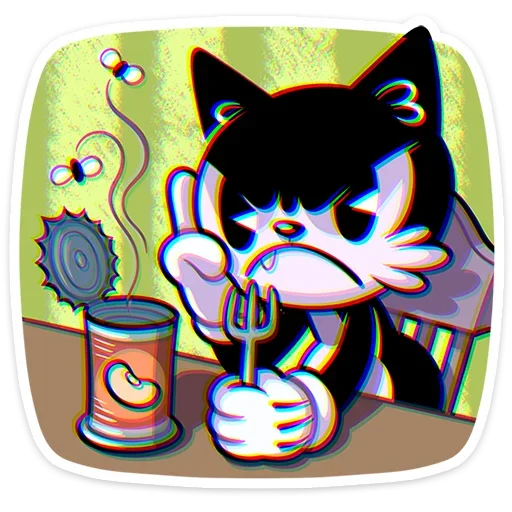 😒 Стикер «Кот Джо» для Telegram