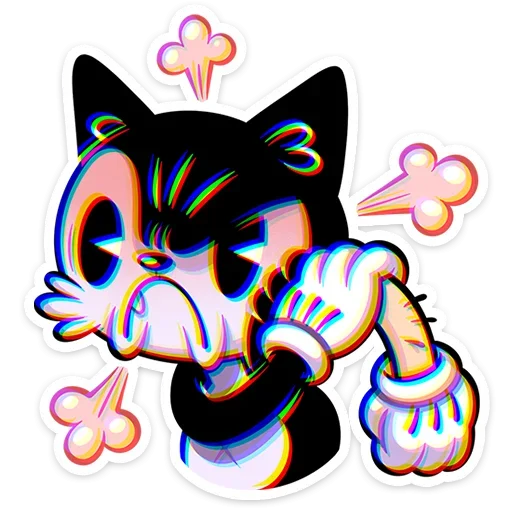 😡 Стикер «Кот Джо» для Telegram