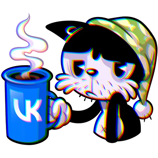 ☕️ Стикер «Кот Джо Без Текста» для Telegram