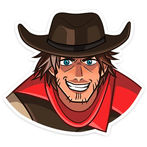 ⭐ Стикер «Джон и Хуан» для Telegram