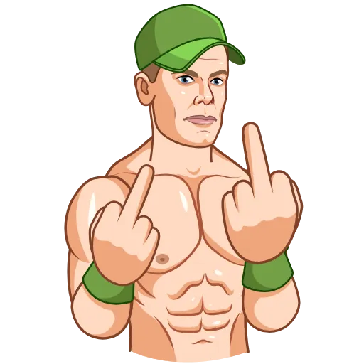 🖕 Стикер «John Cena» для Telegram