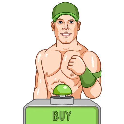 🤑 Стикер «John Cena» для Telegram