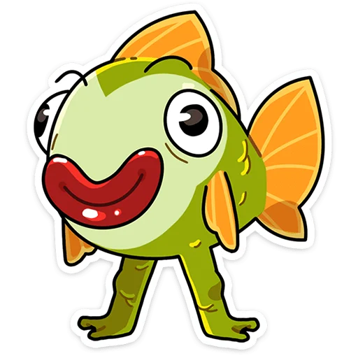 🐠 Стикер «Джон Рыбовски» для Telegram