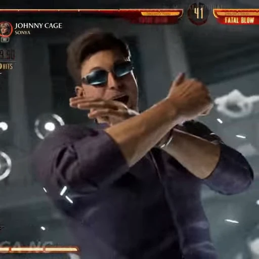 😎 Стикер «Johnny Cage MK1» для Telegram