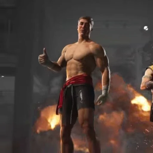 👍 Стикер «Johnny Cage MK1» для Telegram