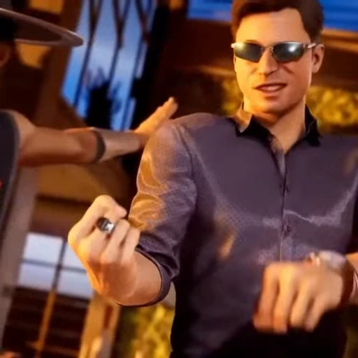 🖕 Стикер «Johnny Cage MK1» для Telegram