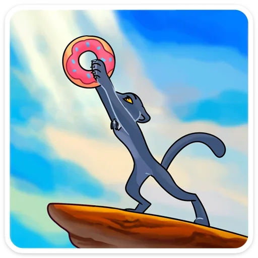 🍩 Стикер «Джонни» для Telegram