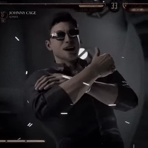 Стикерпак Johnny Cage для Telegram