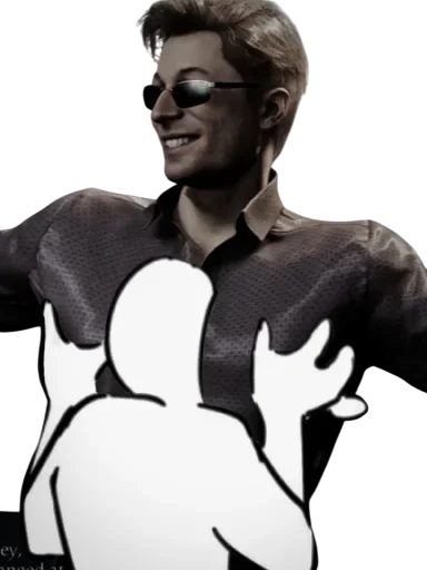 🪩 Стикер «Johnny Cage» для Telegram