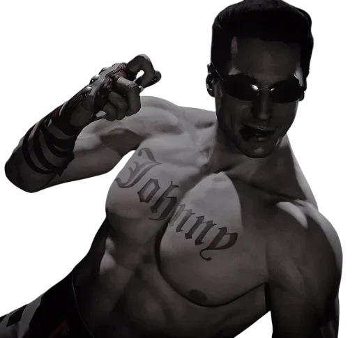 🪩 Стикер «Johnny Cage» для Telegram