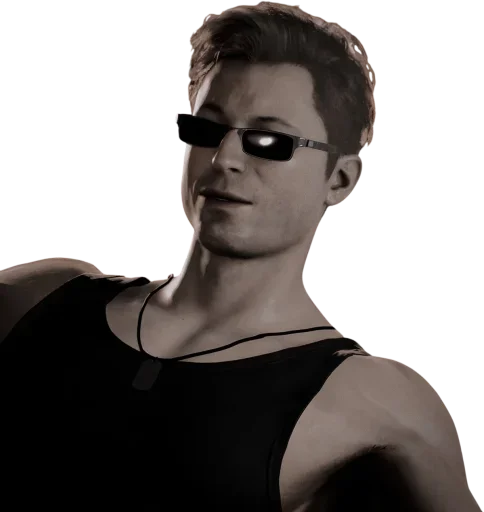 🪩 Стикер «Johnny Cage» для Telegram