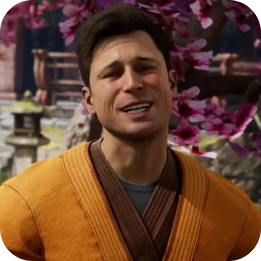 😸 Стикер «Johnny Cage» для Telegram