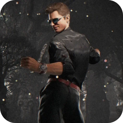 🕺 Стикер «Johnny Cage» для Telegram