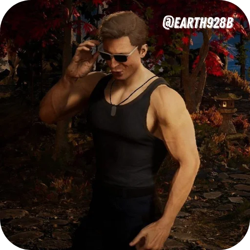 ⬛ Стикер «Johnny Cage» для Telegram