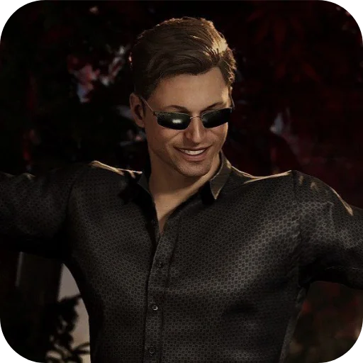 😎 Стикер «Johnny Cage» для Telegram