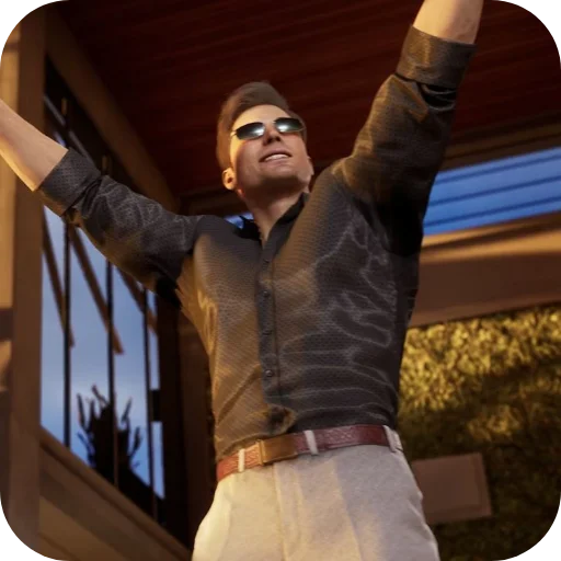 ⏏ Стикер «Johnny Cage» для Telegram