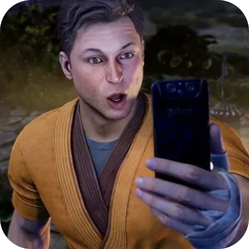 📱 Стикер «Johnny Cage» для Telegram