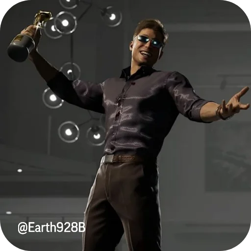 🍾 Стикер «Johnny Cage» для Telegram