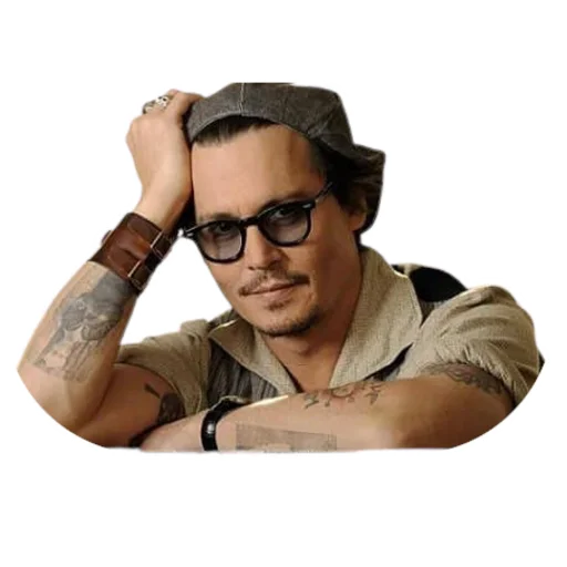 😊 Стикер «Johnny Depp» для Telegram