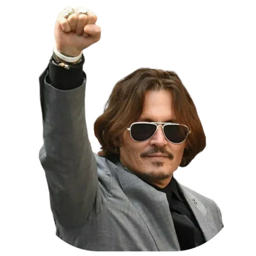 ✊ Стикер «Johnny Depp» для Telegram