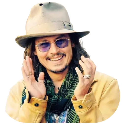 👏 Стикер «Johnny Depp» для Telegram