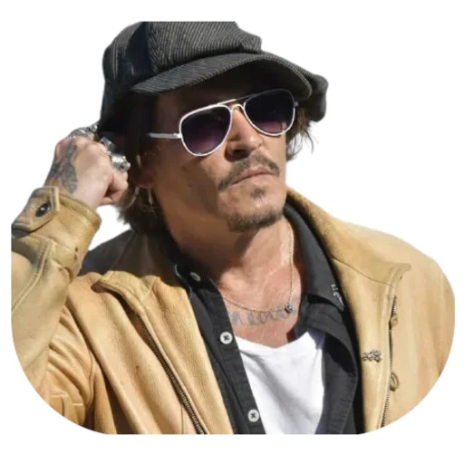 😎 Стикер «Johnny Depp» для Telegram