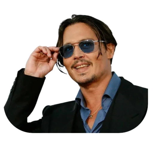 😄 Стикер «Johnny Depp» для Telegram