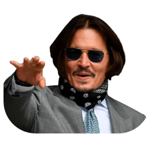 🙌 Стикер «Johnny Depp» для Telegram