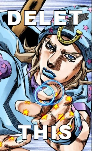 🤬 Стикер «Johnny joestar» для Telegram