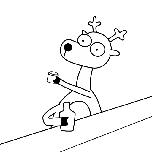 🍹 Стикер «JMW» для Telegram