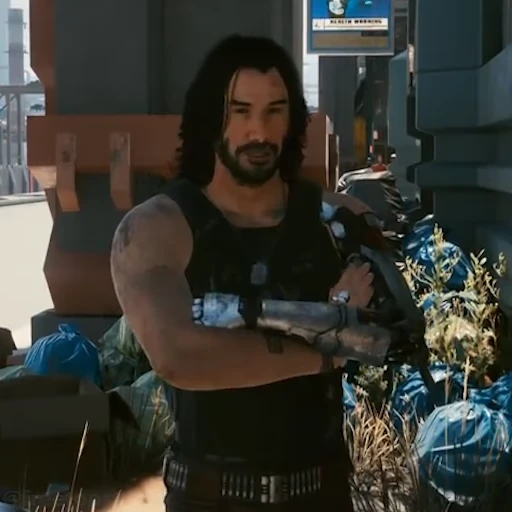 Стикер 34 Johnny Silverhand
