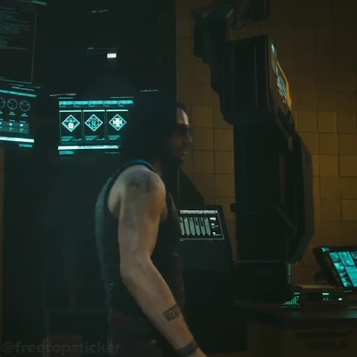 Стикер 45 Johnny Silverhand