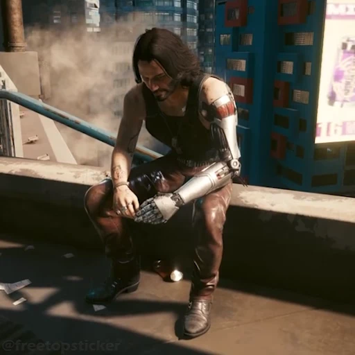 Стикер 30 Johnny Silverhand