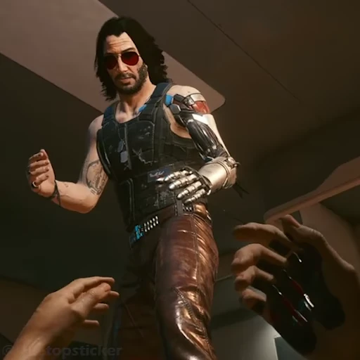Стикер 48 Johnny Silverhand
