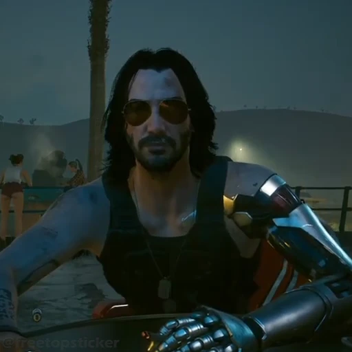 Стикер 44 Johnny Silverhand