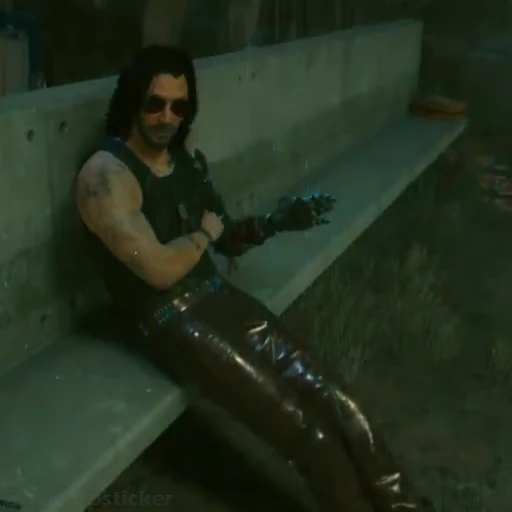 Стикер 33 Johnny Silverhand