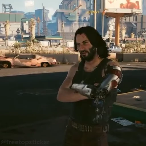 Стикер 20 Johnny Silverhand