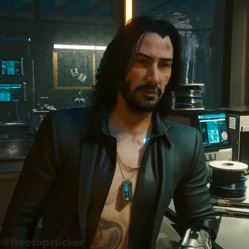Стикер 7 Johnny Silverhand