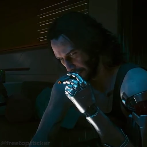 Стикер 4 Johnny Silverhand