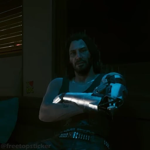 Стикер 40 Johnny Silverhand