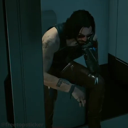 Стикер 22 Johnny Silverhand