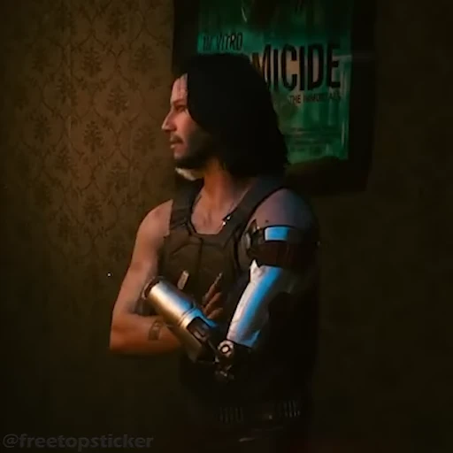 Стикер 35 Johnny Silverhand